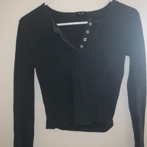Brandy Melville black long sleeve top